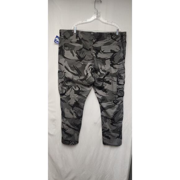 Wrangler Mens Multi-Green Camouflage Cargo Pockets Pants Size 44x 30 - Picture 3 of 9